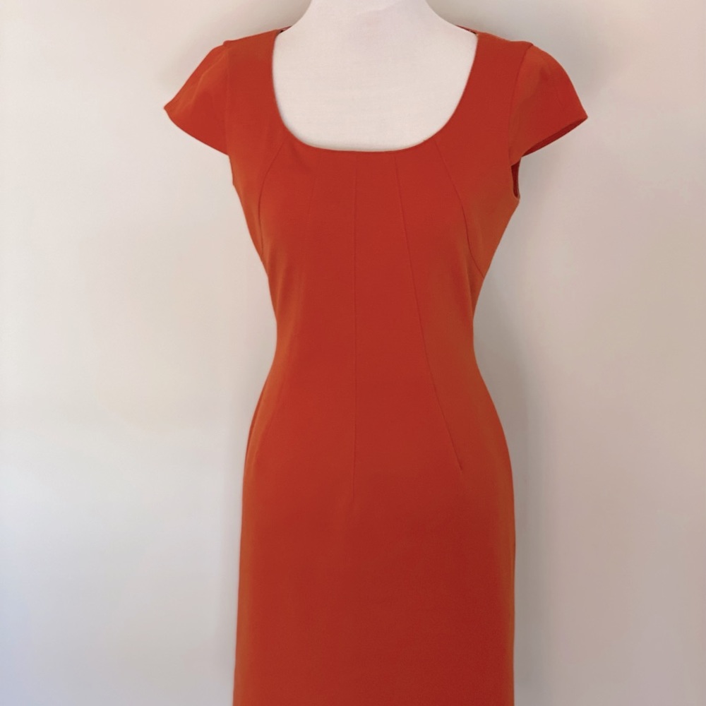 Orange Work Dress